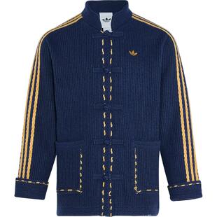 Adidas/阿迪达斯官方正品三叶草男女同款针织宽松夹克外套KR5064