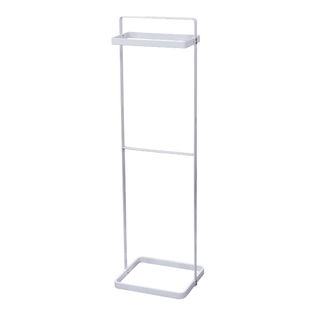 护家衣架收纳神器存放阳台整理架家用落地收纳盒挂钩晾衣架收纳架