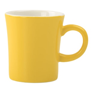 陶瓷马克杯咖啡杯白胎白瓷创意家用简约290ml日式敦厚彩色水杯子