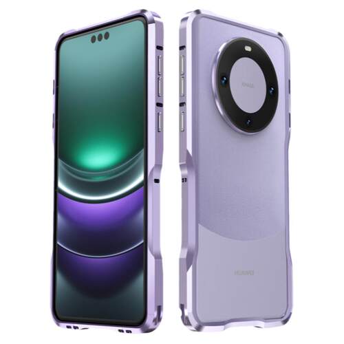 适用于华为mate60rs非凡大师版手机壳mate60pro金属边框加厚mate60pro+保护套透气散热华为60pro全包边铁中框