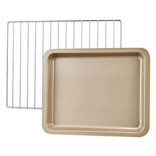 适用格兰仕30升32升家用烤箱烤盘KWS1530X-H7R/F5R托盘不沾油烤网