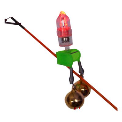 户外钓鱼夜钓海竿抛竿智能闪光灯铜铃铛灯感应电子灯报警灯报警器