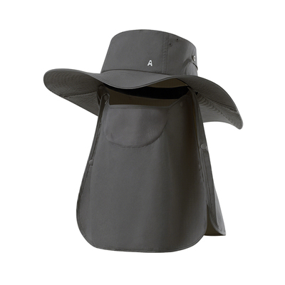 CKRiS夏季遮脸护颈防晒渔夫帽