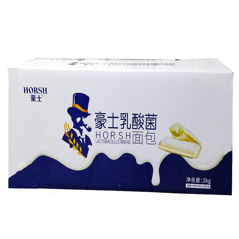 2公斤豪士糕点乳酸菌小口袋菠萝夹心早餐蛋皮吐司面包纯蛋糕早餐