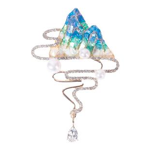 螺钿diy胸针发夹材料包非遗手工发簪贝壳蝴蝶碎片活动暖场