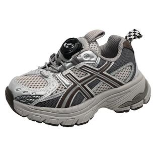 儿童运动鞋男女童鞋秋款2026新款中大童老爹鞋软底跑步鞋青少年潮