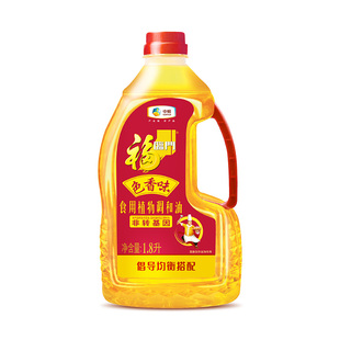 中粮福临门色香味非转基因食用植物调和油1.8L正品官方旗舰店