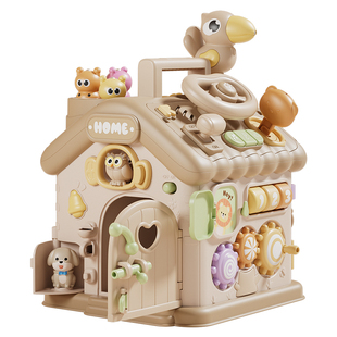 宝宝忙碌屋玩具0一1岁婴儿因果关系益智多面体儿童蒙氏早教六面体