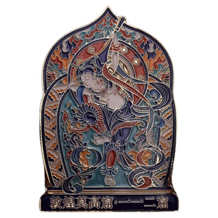 敦煌研究院美映金属冰箱贴莫高窟壁画九色鹿磁贴博物馆旅游纪念品