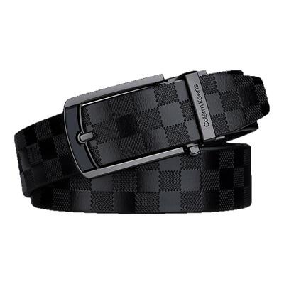 无夹层皮带男士真皮腰带