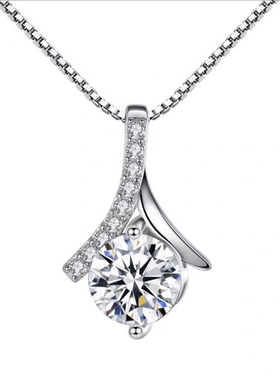 人字形项链女钻吊坠网红