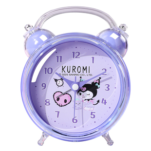 库洛米小闹钟儿童女孩学生专用起床神器2025新款迷你卡通床头时钟