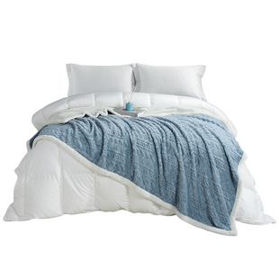 卡撒天娇毛毯加厚冬季办公室午睡可水洗沙发盖毯空调毯床上用品