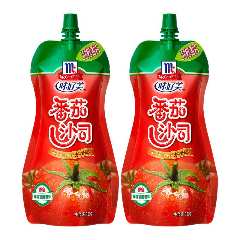 味好美袋装番茄酱家用沙司挤挤装