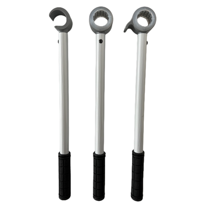 铝合金加长开窗伸缩拉杆内外灰色