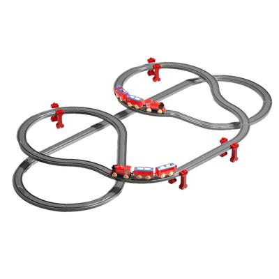 带轨道小火车双层赛道宝宝玩具