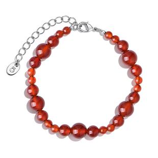 洞天TONETAL花间雨绯之霞红玛瑙串珠手链女新中式国风高级感手串