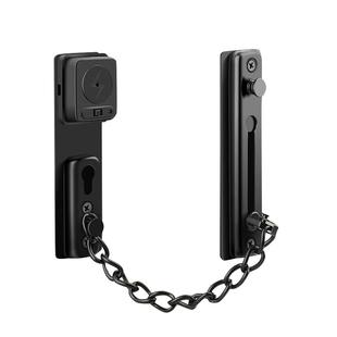 防盗门链安全链防盗门内反锁扣门栓不锈钢酒店门后锁链免打孔搭扣