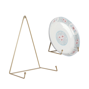 原创意挂墙上装饰瓷盘墙壁挂架桌面托架挂盘架圆盘相框证书镜子架