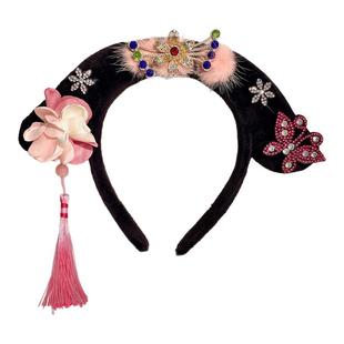 格格发箍宫廷风贵人旗头箍女2025新款洗脸甄嬛传娘娘贵妃发卡头饰