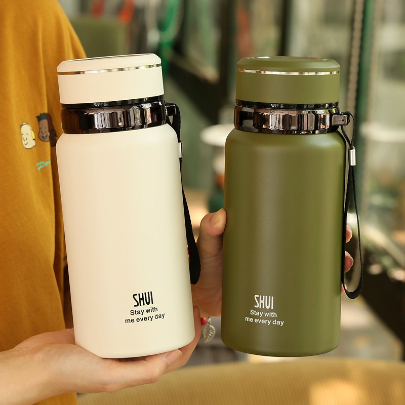 泡茶保温杯男带茶漏高档商务水杯女士高颜值2025新款不锈钢茶杯子