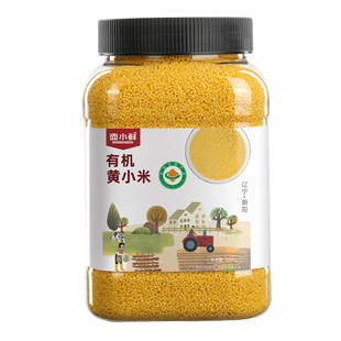 壶小鲜朝阳有机一级黄小米1kg*1罐新米杂粮粥金苗K1朝阳特产小米