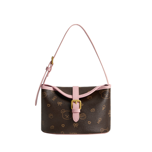 15mins斜挎小包2026新款春夏老花经典包包女款通勤腋下包复古女包