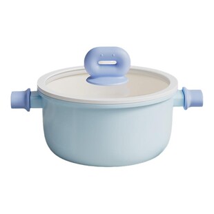 陶瓷汤锅家用双耳蒸煮一体平底蒸锅电磁炉煮锅炖锅加厚煮粥煲汤锅