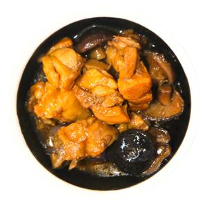 老土锅金钱菇烧鸡商用料理包加热即食预制菜外卖盖浇饭小碗菜220g