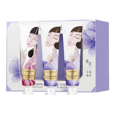 礼盒装正品实用护手霜三生花