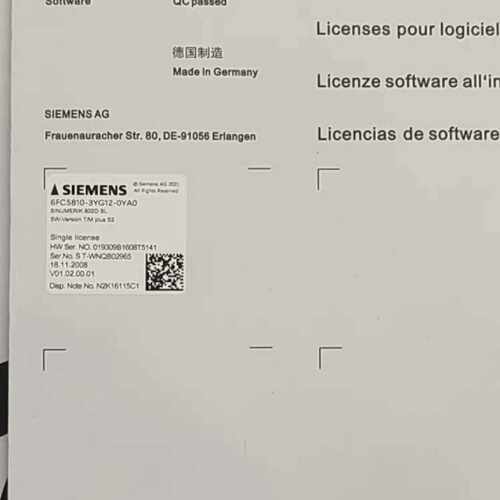 议价西门子SINUMERIK 802D SL全新原装，德国制造。可维修