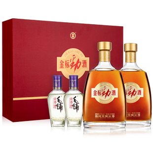 官方正品 劲牌中国劲酒金标40度500ml*2瓶养生送礼敬酒含蛹虫草酒