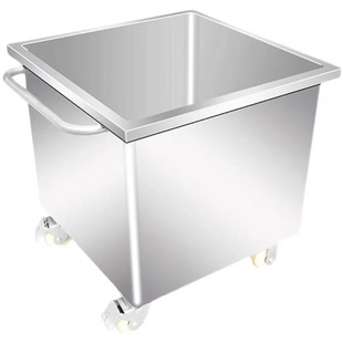 定制移动式304不锈钢大容量水箱储水桶清洁桶加厚长方形室内户外