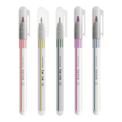 日本太阳星twiink双色水性记号笔