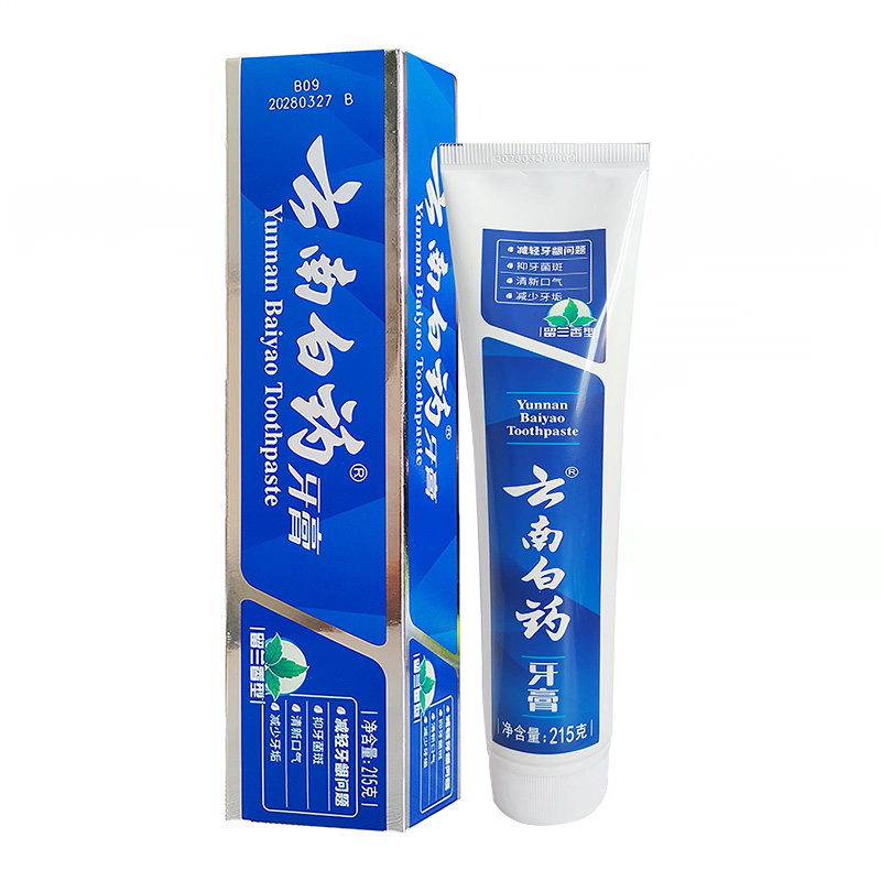 云南白药牙膏留兰香型215克