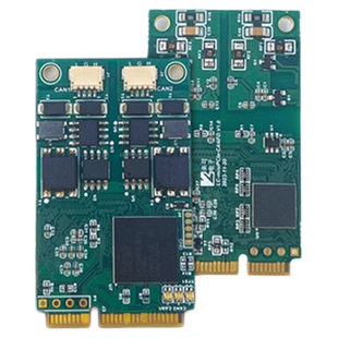 工业级MiniPCIe-CANFD模块MINIPCI-E转2路CANFD接口卡SocketCAN