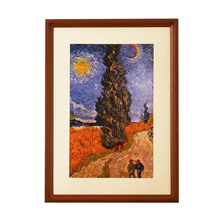 实木相框挂墙画框装裱4k8k油画a3a4定制儿童海报框架16寸18寸24寸