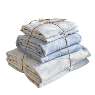 A类被套单件双层纱180x200x230被罩四件套纯棉全棉150床单三件套4