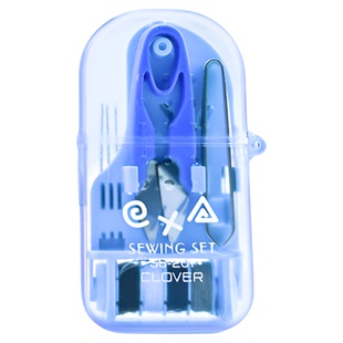 日本进口可乐CLOVER针线包缝纫工具针线盒酒店旅游出差便携式迷你