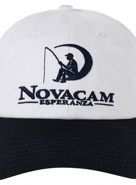 NOVACAM美式钓鱼LOGO鸭舌棒球帽