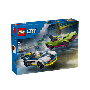 【自营】LEGO乐高积木60415警车大追击男孩儿童拼装玩具生日礼物