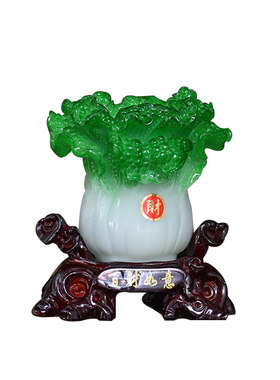 百财如意笔筒办公桌摆件开业礼品