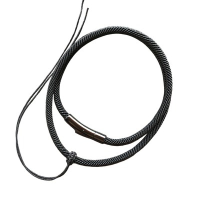 高档不锈钢按扣吊坠绳手工项链绳