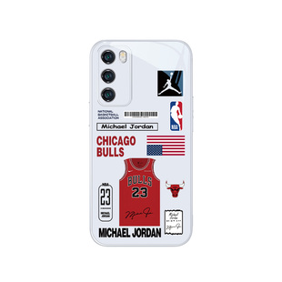 NBA球衣手机壳适用华为mate80新款pura70pro篮球nova15乔丹14科比13库里12詹姆斯11东契奇p60/50玻璃40/30/20