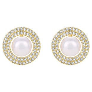 JAY星轨淡水珍珠耳钉2026新款爆款高级感耳环简单大方耳饰礼物