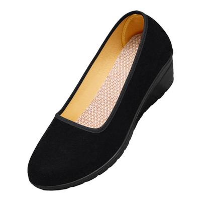 职业久站不累老北京布鞋女平底