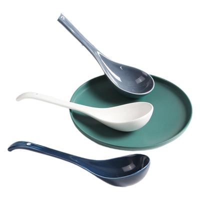 釉下彩家用创意陶瓷汤勺