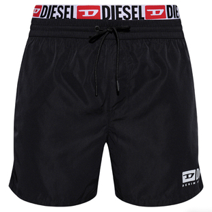 Diesel迪赛 男士时尚潮牌假两件休闲短裤沙滩裤 A16301 0NJAS