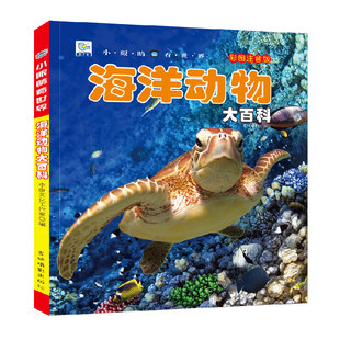 海洋动物少儿博物百科全书大百科全套幼儿生物绘本少年儿童版注音课外读物启蒙认知科普小学生海底生物世界儿童绘本书