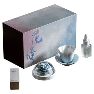 玫瑰香薰｜瓷花高档杯子茶杯礼盒送女生妈妈生日三八妇女节礼物